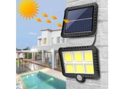 Solární lampa se senzorem pohybu 120 LED