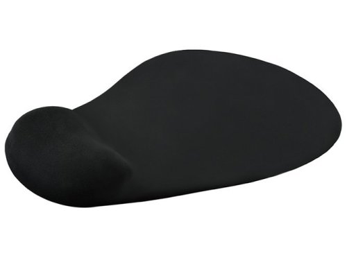 Ergonomická podložka pod myš čierna