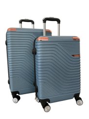 Sada cestovních zavazadel světle modrá 2ks