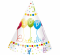 Papierové párty čiapočky - Happy Birthday 6ks