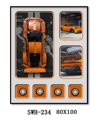 Obraz s modelem LEGO Porsche GTS