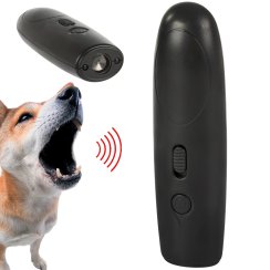 Ultrazvukový odpuzovač psů s baterkou