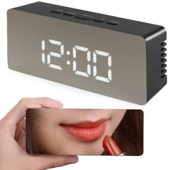 Hodiny LED 4v1 černé