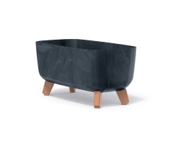 Kvetináč GRACIA CASE BETON EFFECT 39cm antracit