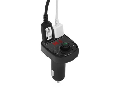Bluetooth FM transmitter do auta s USB nabíječkou