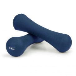 Neoprenové činky sada 2x3 kg