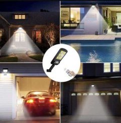 Solární pouliční lampa Izoxis 120 LED