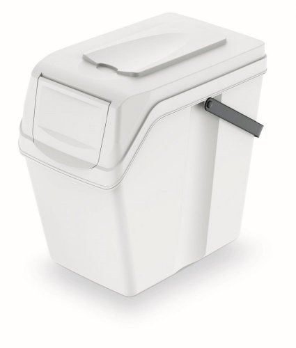 Odpadkový kôš SORTIBOX II biely, objem 25l