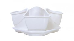 Květináč na bylinky COUBI HERBAL bílý 29,5cm