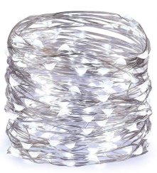 Vánoční osvětlení 300 LED 30m USB studená bílá