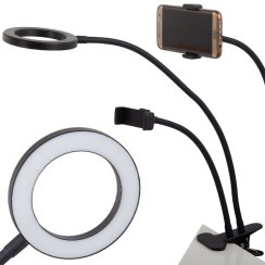 Stolní lampa 24 LED s držákem na telefon