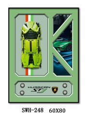 Obraz s modelom LEGO Lamborghini Huracan