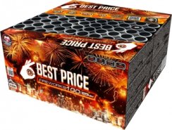 Kompaktní ohňostroj Best price Wild fire 100 ran / 25mm