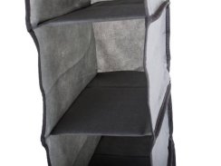 Závěsný organizér do skříně šedý 70cm