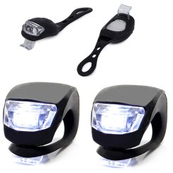 Silikonové osvětlení na kolo LED 2ks