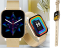 Chytré hodinky smartwatch s bluetooth - Barva: Zlatá