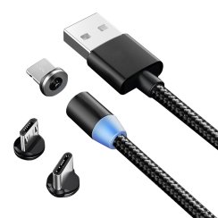 Magnetický kabel pro nabíjení 3v1