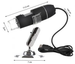 USB digitálny mikroskop 1600x 2Mpix