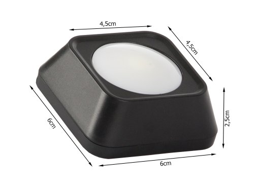 Dálkové bezdrátové světlo RGB led 2ks