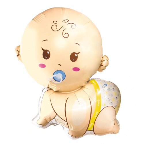 Fóliový balónek Bobas Boy 77x65cm