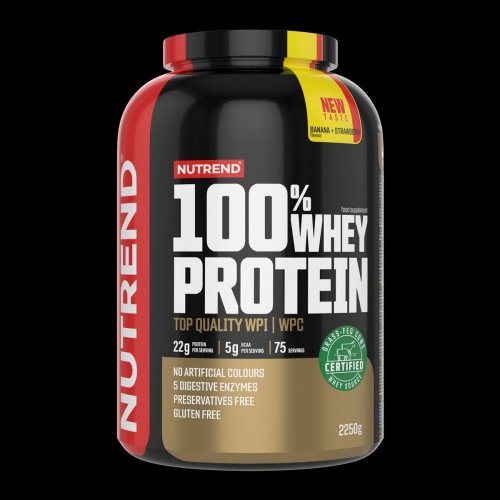 100% Whey Protein Nutrend 2250g - Příchuť: čokoláda+kakao