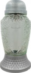 Hřbitovní solární lampa LAZ320 střibrná Hřbitovní solární lampa LAZ320 střibrná