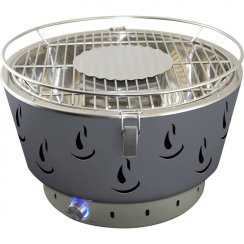 Gril na dřevěné uhlí Airbroil Junior stolní šedý