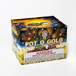 Kompaktný ohňostroj Pot o Gold 24 rán / 20 mm