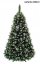 melý vianočný stromček Borovica strieborná s kryštálmi ľadu - Výška stromčeka: 250cm