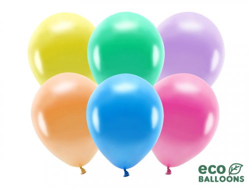 Latexové balóniky metalické - Eco, 10ks