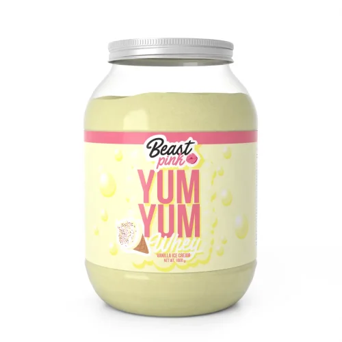 Yum Yum Whey BeastPink 1000g - Příchuť: vanilková zmrzlina