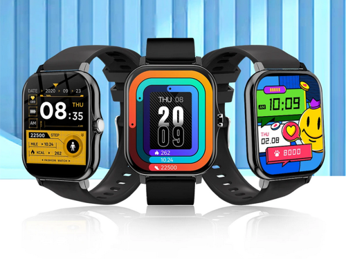 Chytré hodinky smartwatch s bluetooth - Barva: Černá