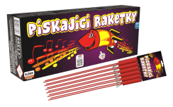 Rakety Pískající raketky set. 12x12ks (144ks)