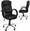 Kancelárska stolička z eko kože čierna