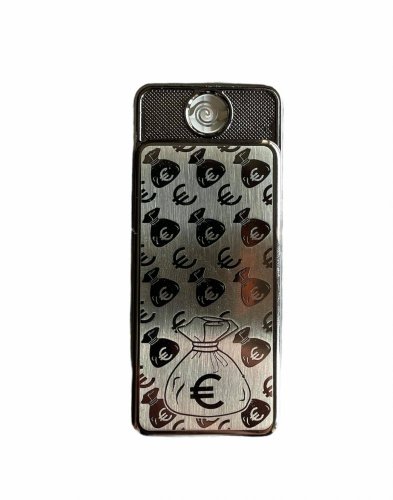 Elektrický spirálový zapalovač EURO (stříbrná)