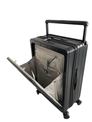 Elegantní prémiové střední zavazadlo černé