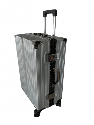 Sada luxusních cestovních zavazadel 3ks - stříbrná