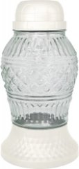 Hřbitovní solární lampa LA503 bílá Hřbitovní solární lampa LA503 bílá