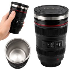 Termoska ve tvaru objektivu fotoaparátu 400 ml