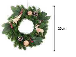 Vianočný veniec LED 20cm