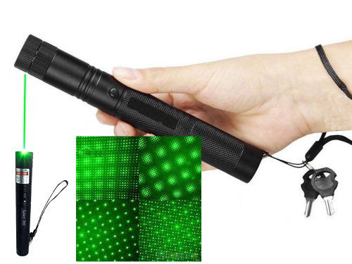Nabíjecí zelený silný laser