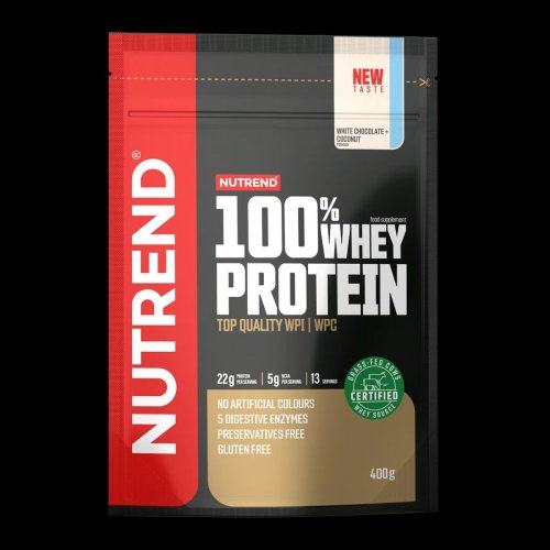 100% Whey Protein Nutrend 400g - Příchuť: banán+jahoda
