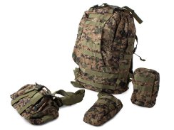 Vojenský survival batoh 48,5l maskačový