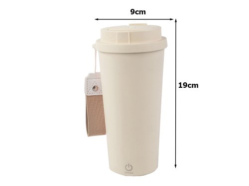 Samomiešacia oceľová termoska na studené aj horúce nápoje 350 ml