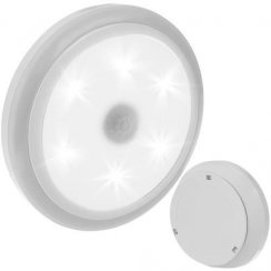 Okrúhle LED svetlo samolepiace so senzorom pohybu