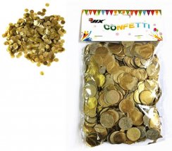 Konfety na stůl a do balónků - zlaté kolečka 50g