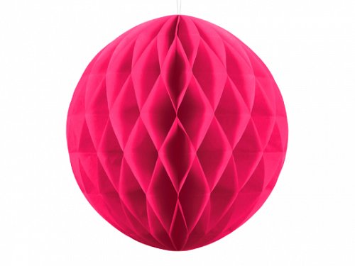 Dekorační koule tmavě růžová 20 cm