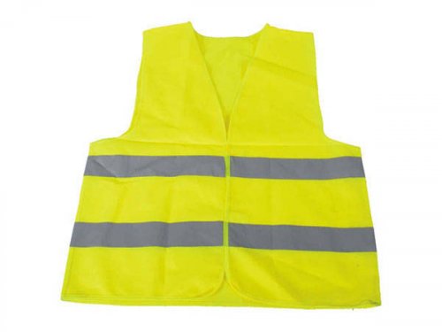 Reflexná výstražná vesta žltá XL