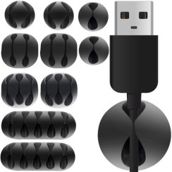 Organizér kabelů samolepící 10ks