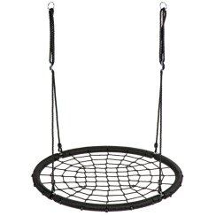 Zahradní houpačka pavoučí síť  100cm černá